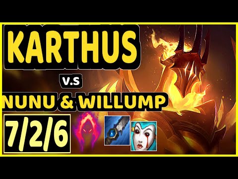 4LAN (KARTHUS) vs NUNU & WILLUMP - 7/2/6 KDA JUNGLE GAMEPLAY - BR Ranked MASTER