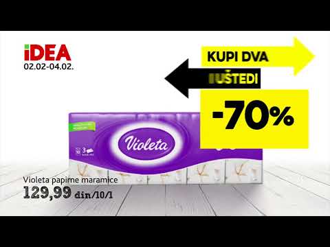 IDEA: Kupi dva i uštedi -70% popusta na drugi proizvod 2 - 4.02.2018.