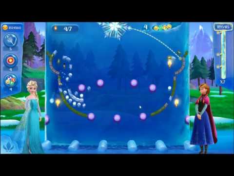 Frozen Free Fall: Icy Shot Level 216 - NO BOOSTERS ☃☃☃