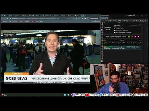 LOOSE BOLTS Found in Boeing Passenger Planes | HasanAbi REACT