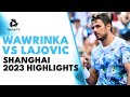 Stan Wawrinka vs Dusan Lajovic Highlights | Shanghai 2023 Highlights