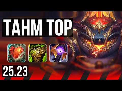 TAHM KENCH vs CHO'GATH (TOP) | 9/1/3, 6 solo kills, Legendary | EUW Diamond | 25.23