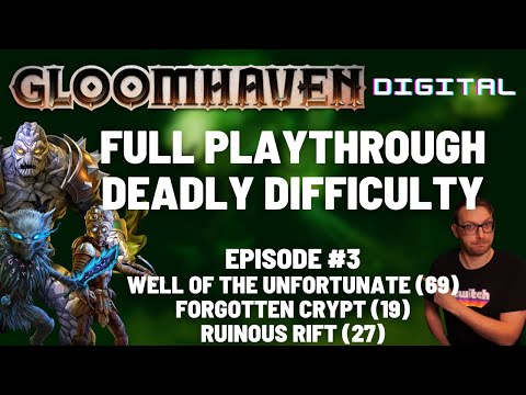 Gloomhaven campaign playthrough  - Ep 3 - Forgotten Crypt / Ruinous Rift / Side Quest