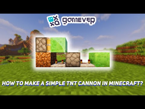 1 Simple Trick to Create a TNT Cannon in Minecraft!