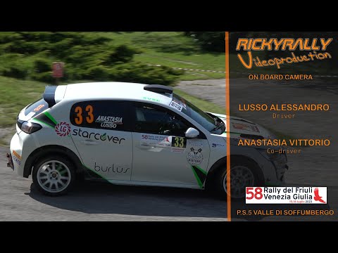 OBC LUSSO - ANASTASIA // 58° Rally del Friuli Venezia Giulia 2023 // P.S.5 Valle di Soffumbergo