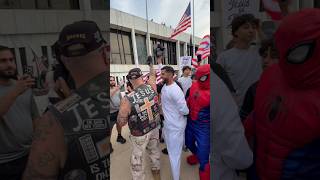 Anti-Muslim Jake Lang was trying to burn the Quran!
