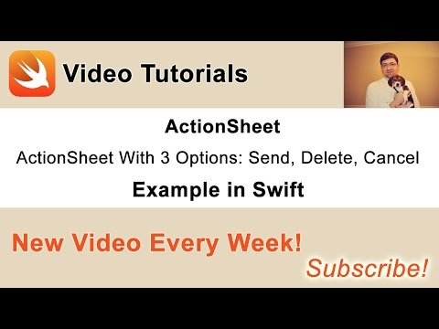 UIActionSheet Example in Swift