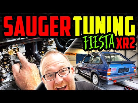 Oldschool SAUGER Tuning! - Ford Fiesta MK2 XR2 - Doppelvergaser auf dem PRÜFSTAND abstimmen!