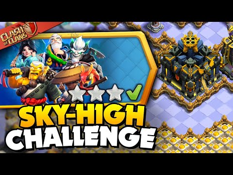 Easily 3 Star Sky-High Showdown Challenge (Clash of Clans) - YouTube