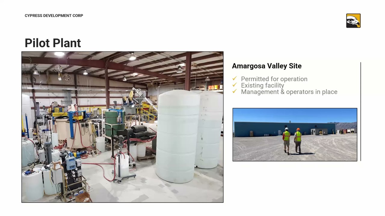 Investor Presentation | CYPRESS DEVELOPMENT CORP.