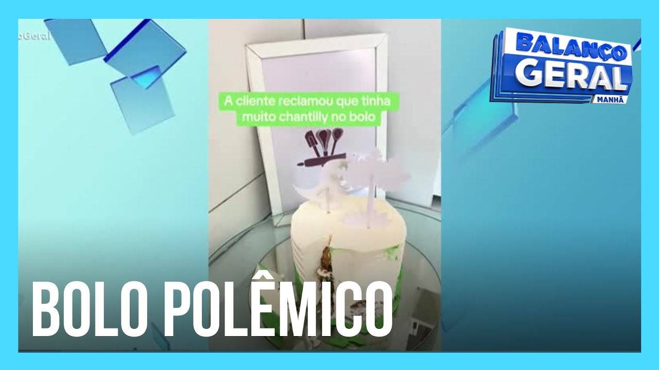 Cliente devolve bolo por excesso de chantilly e causa polêmica nas redes