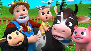 Old MacDonald Had A Farm | Animal Pretend Play | Lalafun Nursery Rhymes & Kids Songs