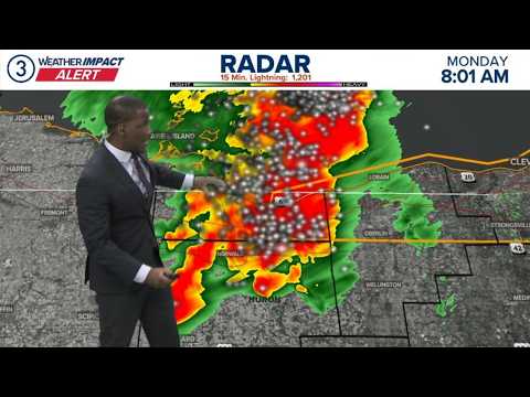 Severe Thunderstorm Warning Map