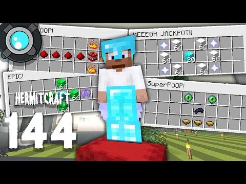 HermitCraft 6: 144 | MEMBERSHIP, SUPERPOOP & JACKPOT