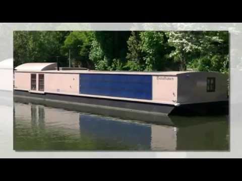 A Self-Sufficient, Solar-Powered Barge and Houseboat