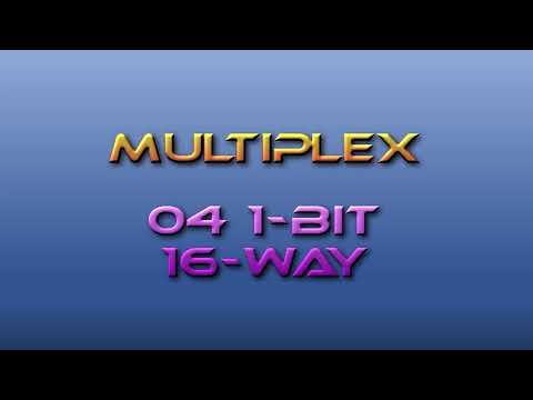 Computing Fundamentals Tutor Multiplex 04: 1-Bit 16-Way