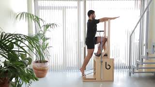 Ejercicios de Pilates en silla High Chair
