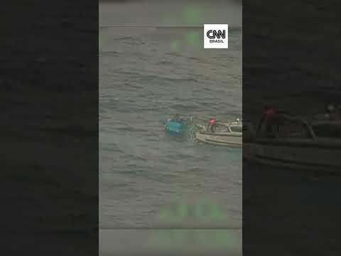 Marinha resgata pescadores à deriva em caixa térmica por 5 dias