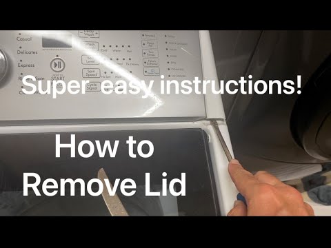 Remove Top Lid - Kenmore Series 600 & 700