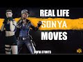 Doing SONYA BLADE moves FOR REAL - Sofia Stunts