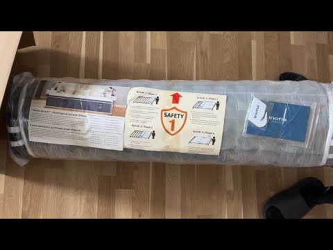 Inofia Matratze Ace Hybrid 90x200cm Höhe26 cm Härtegrad H3 (Mittelfest) 7-Zonen Federkernmatratze