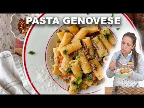 Pasta Genovese - One of My Childhood Favorites!