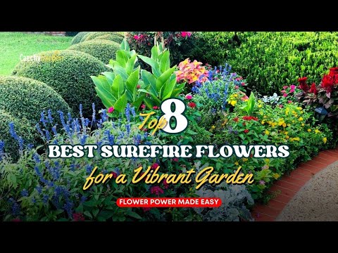 Flower Power Made Easy: 8 Best Surefire Flowers for a Vibrant Garden 🌻🌺🌹 // Gardening Ideas