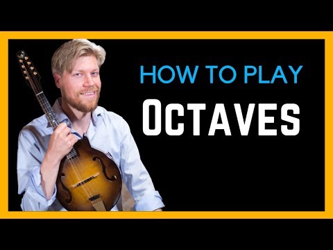 Mandolin Lesson  - Octaves - Jazz Technique