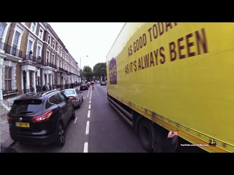 Hovis Truck Whole Close Pass On Cyclist MX12BKF @hovisbakery