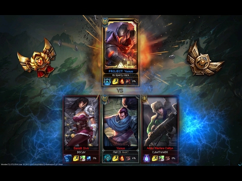 1 Gold vs. 3 Bronze Players (1v3) INSANE GAME -League of Legends