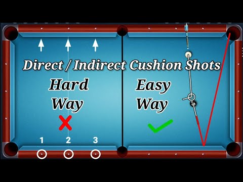 8 Ball Pool Cushion Shot Trick || Cushion Shot Easy Trick In 8 Ball Pool #8ballpool #trickshots
