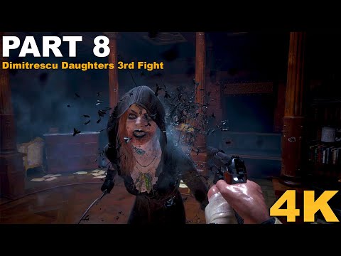 RESIDENT EVIL 8 VILLAGE Gameplay Walkthrough Part 7 - Dimitrescu Daughters 3rd Fight [4K 60FPS PC]