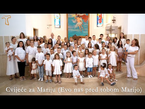 Cvijeće za Mariju (Evo nas pred tobom Marijo) - Dječji zbor Marijina djeca Trebižat 2023.