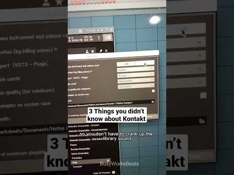 3 Things You Didn’t Know About Kontakt