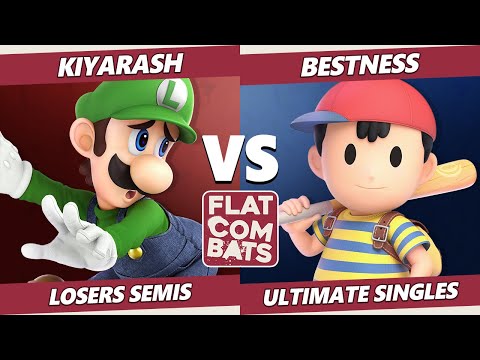 Flat Combats 5 Losers Semis - Kiyarash (Luigi) Vs. BestNess (Ness) SSBU Smash Ultimate