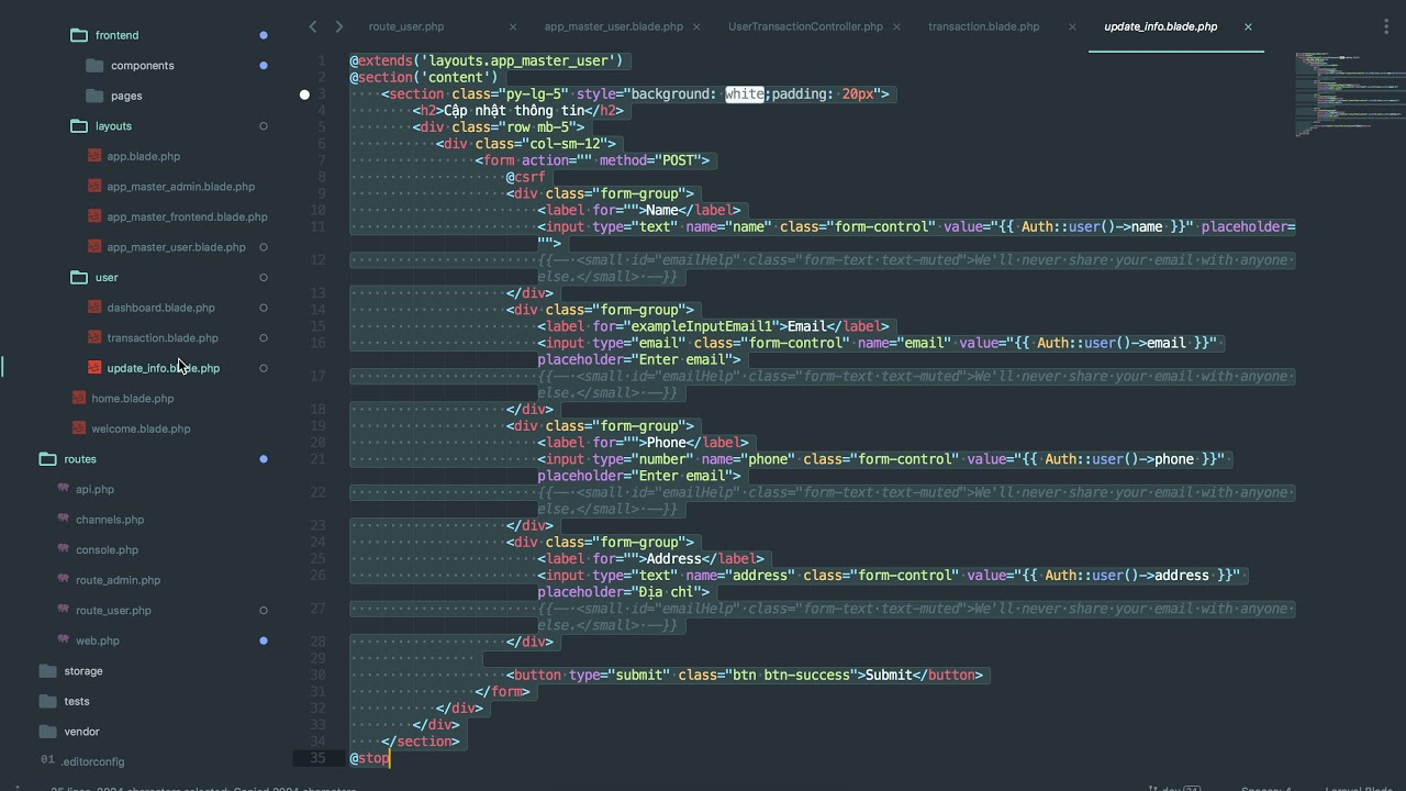 [Seri] - Website đồng hồ - Tạo route, view, hiển thị đơn hàng trong quản lý dơn hàng