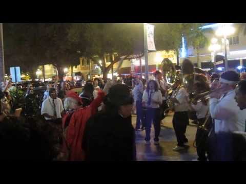 Heat Street Band - Mardi Gras parade in Downtown Hollywood, FL