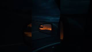 Traveling Under Black Clouds And Sunset | #traveling #sunset #dark #clouds