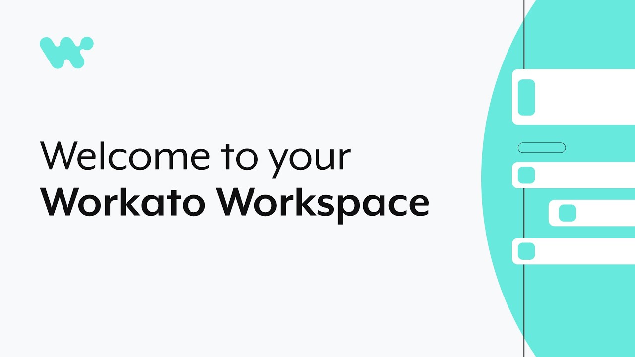 Welcome to your Workato Workspace | Product Demos