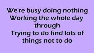 Busy Doing Nothing Song with Lyrics Sung by Bing Crosby, William Bendix & Cedric Hardwicke