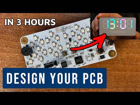 How to Design Custom PCB in 3 Hours | Full Tutorial | EasyEDA