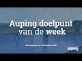 Auping Doelpunt van de Week: 30 november en 1 december 2019