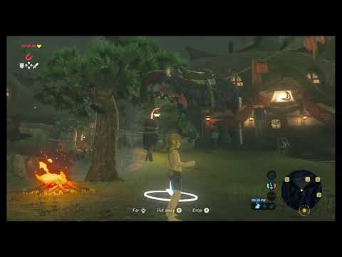 Holding Horse Armor - Hold Prompt Entanglement - Breath of the Wild