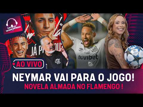 AO VIVO: NEYMAR CONFIRMA QUE JOGA E DIZ QUE NÃO PENSA EM APOSENTADORIA; NOVELA ALMADA;FUTURO DO VINI