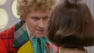 The Doctor strangles Peri