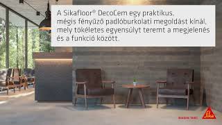 Sikafloor®-4400 DecoCem - cementkötésű padlóburkolat újrahasznosított gipszből