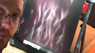 Pt2: How to airbrush true fire with water based paints