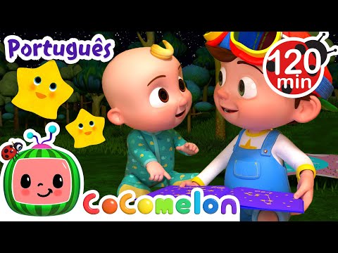 Capa de Brilha Brilha Estrelinha! | 2 HORAS DE COCOMELON! | Cocomelon em Português | Músicas Infantis