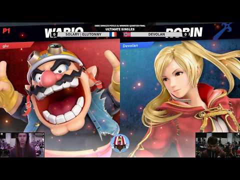 Valhalla III - Solary | Glutonny (Wario) Vs. Devolan (Robin) - Pools A1 WQF - Ultimate