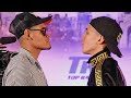 Oscar Valdez sizes up and STARES DOWN Emmanuel Navarrete in intense face off!